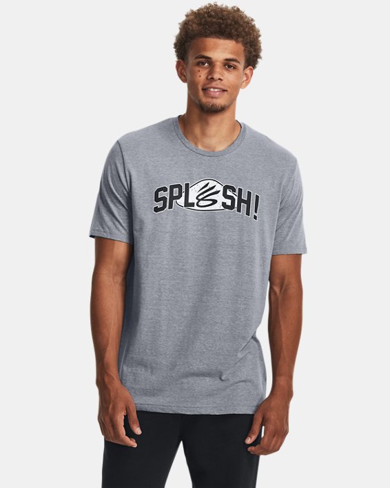 Men's Curry 30 Range Short Sleeve in Gray image number 0